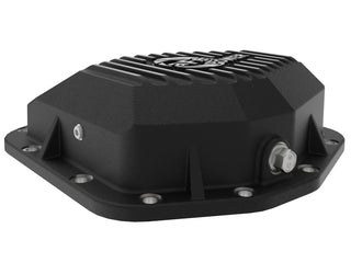 AFE Pro Series Rear Differential Cover (Black w/ Machined Fins): Jeep Gladiator 2020 - 2025 (w/ Dana M220)