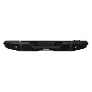 Go Rhino Trailline One-Piece Rear Straight Bumper (REAR): Fits Most Jeep Wrangler Models (2007-2026) - Black Powder Coat