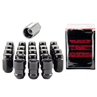McGard Hex Install Kit Cone Seat 1/2-20 13/16 Hex: Jeep Wrangler 1991-2018 2.5L/4.0L I4/I6 3.6L/3.8L V6 - Black
