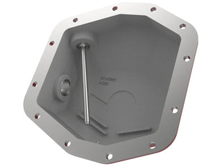 AFE Pro Series Rear Differential Cover (Red w/Machined Fins): Jeep Gladiator 2020 - 2025 (w/Dana M220)