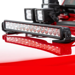 Go Rhino Light Mount for 20" Single Row LED Bar: Fits Most Jeep Wrangler / Gladiator Models (2007-2026)