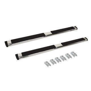 Go Rhino 6in OE Xtreme Stainless Steel SideSteps Kit w/ Brackets: Fits Most Dodge / Ram 1500 Models (2002-2018)