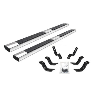 Go Rhino 6in OE Xtreme II Stainless Steel SideSteps Kit w/ Brackets: Fits Most Ram 1500 / 1500 Classic Models (2011-2024)