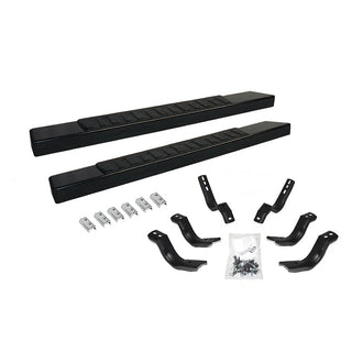 Go Rhino 6in OE Xtreme II Complete Side Steps Kit w/ Brackets: Fits Most Dodge / Ram 1500 / 2500 / 3500 Models (2002-2026)