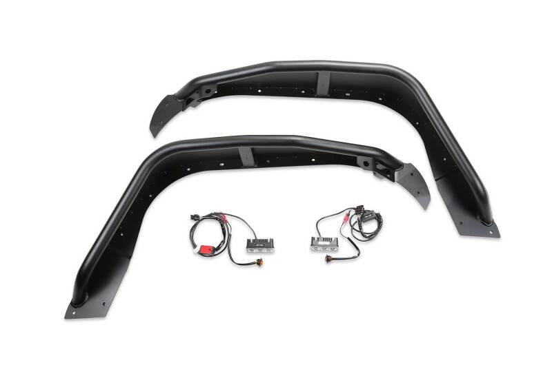 Fabtech 18-21 Jeep JL 4WD Front Steel Tube Fenders