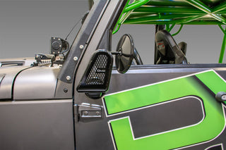 DV8 Offroad Tubular Trail Mirrors: Jeep Wrangler JK 2007-2018