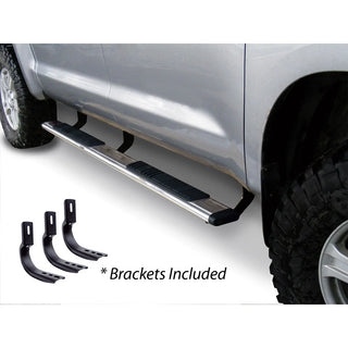 Go Rhino 5in OE Xtreme Low Profile Complete Sidestep Kit w/ Brackets: Fits Most Dodge / Ram 1500 Models (2002-2018)