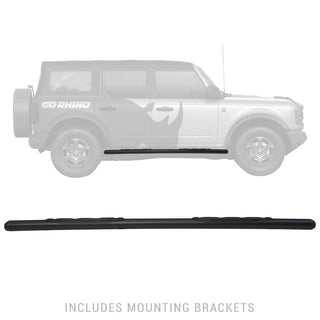 Go Rhino 1000 Series 5" Textured Black Side Steps: Fits Most Jeep Wrangler / Grand Cherokee Models (2005-2026)