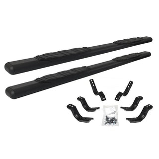 Go Rhino 1000 Series 5in Complete Sidestep Kit w/ Brackets: Fits Most Dodge / Ram 1500 Models (2002-2018)