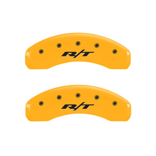 MGP 4 Caliper Covers Engraved Front & Rear MGP Black finish silver ch