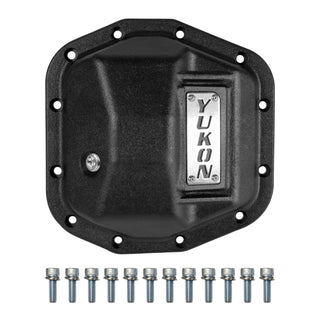 Yukon Gear Hardcore Nodular Iron Diff Cover 210mm (FRONT): Jeep Gladiator 2018-2024 / Wrangler 2018-2024 3.6L/3.0L EcoDiesel