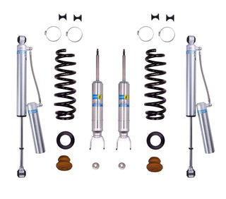 Bilstein 6112 Strut & Spring + Rear B8 5160 Reservoir Shocks Set w/0-2.8" lift - 2009-2018 Ram 1500 4WD