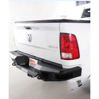Go Rhino BR20 Textured Black Powder Coat Rear Bumper Replacement: Fits Most Dodge / Ram 2500 / 3500 Models (2002-2018)