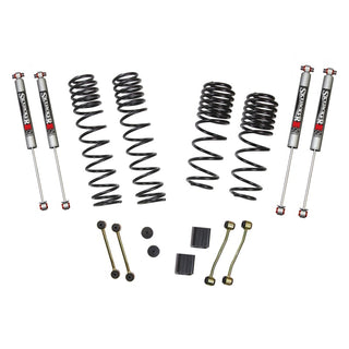 Skyjacker 2.5in Dual Rate Long Trvl Sus Lift Kit w/M95 Mono Shocks: Jeep Wrangler JL 2020-2023 3.0L EcoDiesel