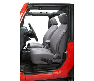 Bestop Front Seat Covers Charcoal (FRONT): Jeep Wrangler JK 2007-2012 3.8L/3.6L