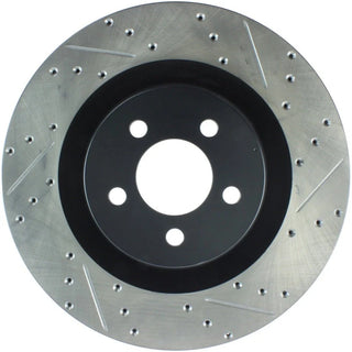 Stoptech Drilled & Slotted Front Brake Rotors: Chrysler 300 / Dodge Challenger / Charger / Magnum 06-24
