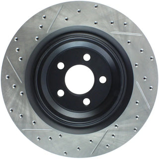 Stoptech Drilled & Slotted Rear Brake Rotors: Chrysler 300 / Dodge Challenger / Charger / Magnum 06-24