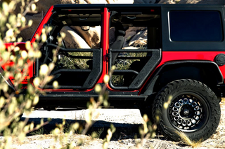 Body Armor 4x4 07-18 Jeep Wrangler JK Tube Doors Rear Pair