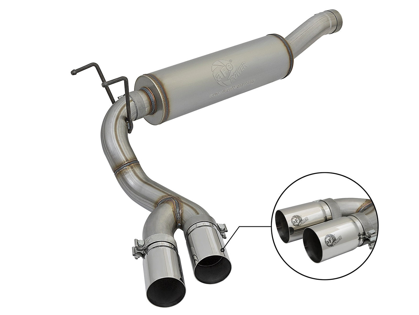 AFE Rebel Series Exhaust System: Ram 6.4L 392 2500 / 3500 2014 - 2018