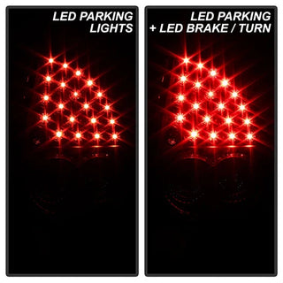 Spyder Black LED Tail Lights: Chrysler 300 2005 - 2007
