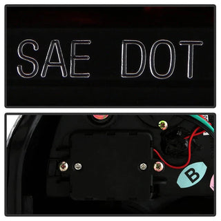 Spyder Black LED Tail Lights: Chrysler 300 2005 - 2007