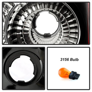 Spyder Black LED Tail Lights: Chrysler 300C 2008 - 2010