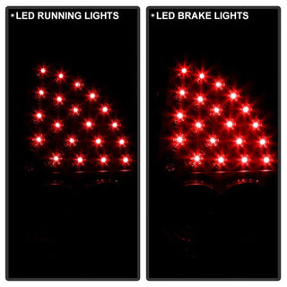 Spyder Black LED Tail Lights: Chrysler 300C 2005 - 2007