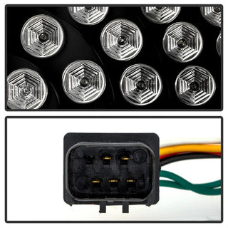 Spyder Black LED Tail Lights: Chrysler 300C 2005 - 2007