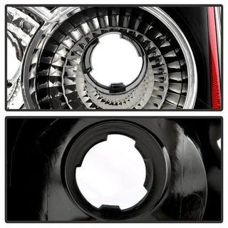 Spyder Black LED Tail Lights: Chrysler 300C 2005 - 2007