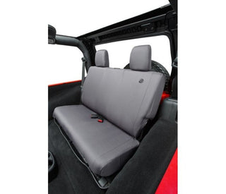 Bestop Rear Seat Covers (Charcoal) (REAR): Jeep Wrangler JK 2007-2018 3.6L/3.8L V6