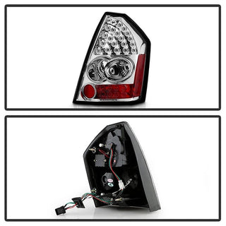 Spyder Chrome LED Tail Lights: Chrysler 300 2005 - 2007