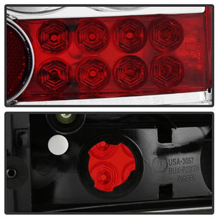 Spyder Chrome LED Tail Lights: Chrysler 300 2005 - 2007