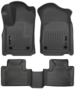 Husky Liners Black Weatherbeater Front and 2nd Seat Floor Liners: Fits Most Hemi Models