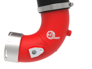 aFe BladeRunner 2-1/4in & 3in Aluminum Hot and Cold Charge Pipe Kit - Red: Jeep Grand Wagoneer / Ram 1500 3.0L Hurricane & 6.4L 392 2023 - 2026 (RHO Models)