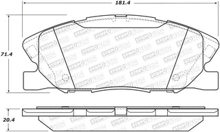 StopTech Street Brake Pads - Rear