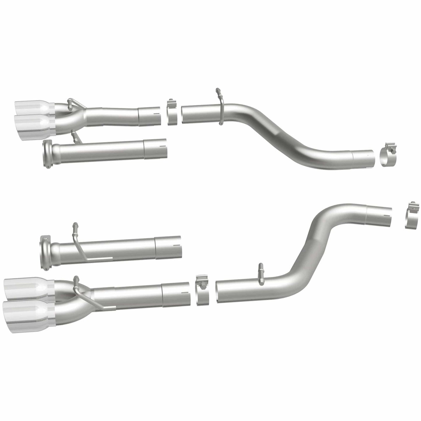 MagnaFlow Race Series Axle-Back Performance Exhaust System: Dodge Challenger 2015 - 2017 w/ Quad Split 3.5in Tips