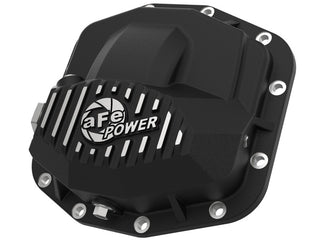 AFE Pro Series Front Differential Cover (Black w/ Machined Fins): Jeep Gladiator (2020-2025) / Wrangler (2018-2025) 3.0L EcoDiesel & 3.6L V6 (w/ Dana M210)