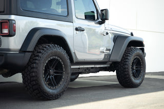 DV8 Offroad Rock Skins 2-Door: Jeep Wrangler JL 2018-26 - Black