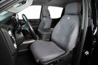 Covercraft 19-24 Dodge Ram 1500 Carhartt SeatSaver Custom Second Row Seat Covers - Gravel