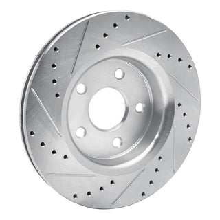 R1 Concepts Drilled & Slotted Brake Rotor (FRONT): Jeep Grand Cherokee 2005-2010