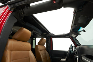 Bestop Sunrider Hardtop Premium Black Twill (F&R): Jeep Wrangler JK 2007-2018 3.6L / 3.8L V6