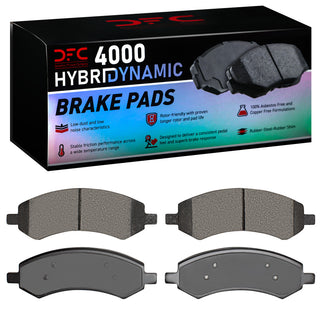 DFC 4000 HybriDynamic Brake Pads (F&R): Dodge Dakota 2005-10 / Durango 2007-09 / Ram 1500 2006-24 5.7L