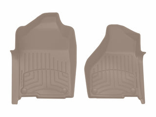 WeatherTech Front FloorLiner HP Tan (FRONT): Ram 2500/3500 2019-2026 6.7L Diesel / 6.4L 392