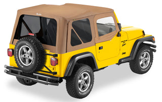 Bestop Replace-A-Top Soft Top Spice Tinted Windows (F&R): Jeep Wrangler 1997-2002 2.5L/4.0L