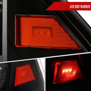 Spec D Projector Headlights Amber LED Sequential: Dodge RAM 1500 / RAM 2500 / RAM 3500 2009-2024