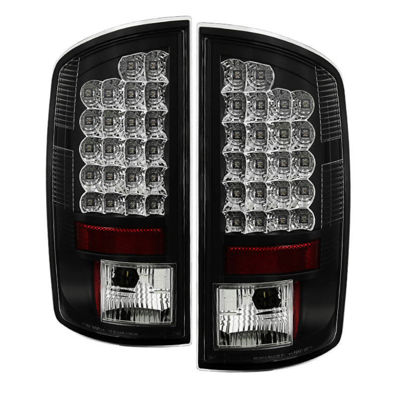 Spyder Black LED Tail Lights: Dodge Ram 2007 - 2008 (All Models)