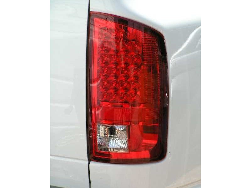 Spyder Red / Clear LED Tail Lights: Dodge Ram 2009 - 2012