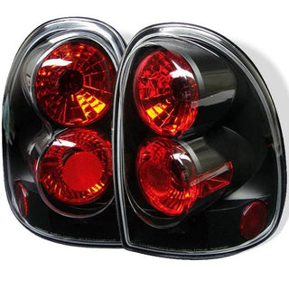 Spyder Black Euro Tail Lights: Dodge Durango 1998 - 2003