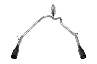 Corsa 25-26 Ram 2.5in Stainless Steel Sport Cat-back Dual Rear Exit 5.0in Black Tips
