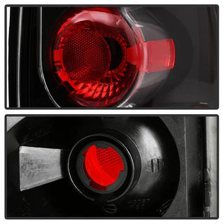 Spyder Black Euro Tail Lights: Dodge Durango 1998 - 2003